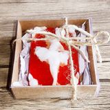 Huzur Soap Huzur Sabun, Balerin Kız Desenli Hediyelik ve Doğal El Yapımı Kokulu Sabun (Beyaz ve Kırmızı)