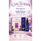 Huzurlu Uyku & Rahatlama Seti (Huzur Otlu Çay 45'Li & Passiflora, Valerian, Melissa Damla 50 Ml)