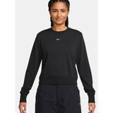 HV2393 010 W NSW NK CHILL FT CREW Siyah Kadın Bisiklet Yaka Regular Fit Sweatshirt