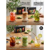 Hvc Ticaret 6 Pipet 6 Bardak Soğuk Kahve Bardağı Meşrubat Bardağı 500 ml