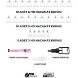 HVM 33 Parça Hacamat Kupası Seti, Hacamat Seti, Hacamat Malzemeleri