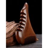 HVM Sandal Ağacı Gua Sha, Masaj Aleti Yüz & El & Tüm Vücut & Saç Bakım No:6