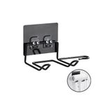 Hvt Adshome Fön Makine Askısı Siyah Yapışkanlı Fön Makine Tutucu Metal