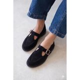 HVZ Exclusive Siyah Süet Ayakkabı Loafer Makosen Casual Ergonomik Rahat Yumuşak Taban Maskulen Ayakkabı