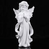 H&W Reçine Melek Heykeli, Reçine Melek Heykelcik, Sevimli Çiçek Kız Dekoratif Süsler, 30 cm, Ev Dekoru Peri Duası, Aileniz İçin Dua, Noel ve Şükran Günü Dekorasyonu 【A】
