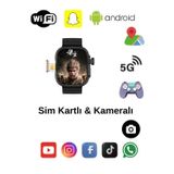 HW S10 CALL 5G Android AMOLED Ekran GPS, NFC, Kamera Yapay Zeka Destekli Akıllı Saat BTK Kayıt
