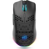 HXSJ T66 Kablosuz 3 Modlu Mouse - 650 Mah Batarya -12000 Fps - 20G - Rgb Aydınlatma - Siyah