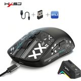 Hxsj T90 Pro 3 Modlu Kablosuz Oyuncu Mouse-Rgb Şarj Istasyonu 650 Mah Batarya - Siyah