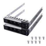 HY HUYUN 2,5 inç 0DXD9H SAS SATA Sabit Sürücü HDD Tepsi Kutusu Dell 14. Nesil 14 G14 R440 R540 R640 R740 R740 R740xd R840 R940 R6415 R7425 PowerEdge Sunucu SAS ile Uyumlu SATA HDD Vidalı Tepsi (2'li Paket)
