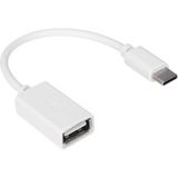 HY-X112 Beyaz USB Dişi To Type-C Erkek Otg Çevirici