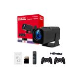 HY320 MAX Taşınabilir Projektör Full HD Ev Sineması 300 ANSI Lümen 4K Video Android Projeksiyon+OYUN HY-320-MAX