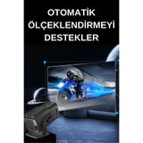 HY320 Mini Taşınabilir Android 11 WiFi LED Projektör 720P HD Ev ve Ofis Projeksiyon Cihazı