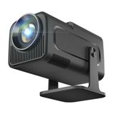 HY320 Siyah Taşınabilir Sinema Projektörü 4K 1080P 10 W Güçlü Bluetooth Akıllı Projeksiyon Wifi