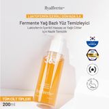 Hyalferrin Yüz Temizleme Jeli | Fermente ve Yağ Bazlı | Laktoferrinli Çift Aşamalı Temizlik | Kore Cilt Bakımı | Makyaj Temizleyici 200 ml