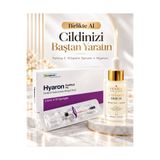HYARON 2.5 ml Gençlik Serumu Hyalüronik Asit Serum + Fenisa Leke Karşıtı Aydınlatıcı Vitamin C Serum Cildinizi Baştan Yaratın