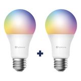 Hybrone LED RGB Wİ-Fi Akıllı Ampul, 2li Set 16 Milyon Renk, 900 Lümen, E27 Duy, Uygulama ile Kontrol
