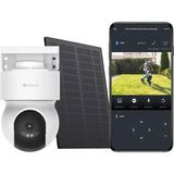 Hybrone Omni Solar Dış Ortam Bataryalı ve Güneş Enerjili Wi-Fi Akıllı Kamera, Renkli Gece Görüşü, 36