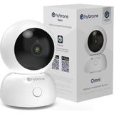 Hybrone Omni Wi-Fi Akıllı Kamera, 360 Derece Görüntüleme, Akıllı Hareket Takibi, Ses Algılama, Çift Yönlü Sesli Görüşme, Uzaktan Kontrol - 0,1 ms - 120 Hz