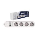 Hybrone Usb Ve Type-c Girişli Akım Korumalı Dörtlü Akıllı Priz