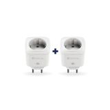 Hybrone Wifi Akıllı Priz 2'li Set 16A | Akım Korumalı, Uzaktan Kontrol, Zamanlayıcı, Çocuk Kilidi, Akıllı E