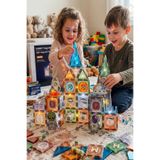 Hyd 100 Parça Magnetic Tiles Uzaylılar Işıklı Mıknatıslı Manyetik Yapı Blokları Eğitici Oyuncak Set