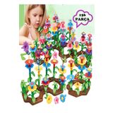Hyd 156 Parça Bahçe Çiçek Yapım Seti Yapı Blokları Yapboz Bul Tak Puzzle Eğitici Oyuncak Çiçek Bahçesi