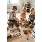 Hyd 43 Parça Magnetic Tiles Mıknatıslı Manyetik Yapı Blokları Eğitici Oyuncak Set
