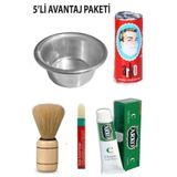 Hyd 5 Li Sakal Tıraş Seti Avantaj Paket Sabun Krem Sakal Fırçası