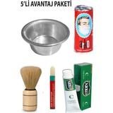 Hyd 5 Li Sakal Tıraş Seti Paket Arko Sabun Krem Sakal Fırçası