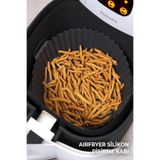 hyd Airfryer Ustası Pişirme Seti Silikon Pişirme Kabı Kalıbı Kağıdı Siyah