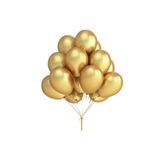 Hyd Balon Metalik Gold (10 Adet)