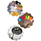 Hyd Çelik Un Eleği + Basmalı Otomatik Çırpıcı + Renkli Silikon Spatula Set