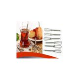 hyd Çırpıcı Şeklinde Mini Çay Kaşığı 6 Adet Gri