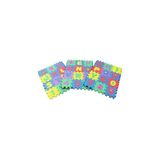 hyd Çocuk Oyun Halısı Oyun Matı Yer Kaplama Puzzle Sünger Harfli Rakamlı 36 Parça Mini Boy
