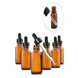 HYD Damlalıklı 30 ml x 6 Adet Amber Şişe
