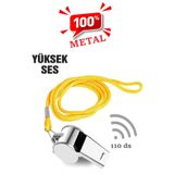 Hyd Düdük Metal Deprem Düdüğü Hakem Düdüğü Ipli Metal Düdük