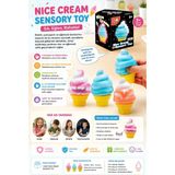 Hyd Külah Dondurma Squeeze Oyuncak Yumuşak Sıkma Duyusal Stres Odaklanma Oyuncağı El Egzersiz Sıkma Topu Sensory Squishy Toy