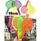HYD Oyuncak 4'lü Set Plastik Raket Set Karne Hediyesi Okul Öncesi Hediyelik Tenis Raketi
