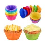 HYD Silikon Mini Muffin Cupcake Kalıpları Browni Kek Kalıbı 6'lı