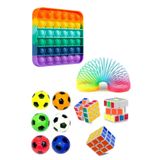 Hyd Stres Giderici Set 1 Kare Popit 1 Zeka Küpü 1 Stres Yayı 1 Stres Topu