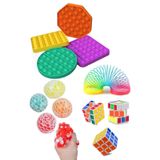 Hyd Stres Giderici Set 1 Popit 1 Zeka Küpü 1 Stres Yayı 1 Beyin Şekilli Stres Topu