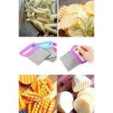 hyd Tırtıklı Patates Cips Yapma Aparatı Chips Chopper Şekilli Sebze Ve Meyve Dilimleyici 1 Adet,01255HYD23243707