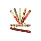 hyd Tütsü 120 Adet (6 Paket) Tütsü Çubuğu Ve Tütsü Kayığı Tütsülük Hediyeli Set Çok Renkli