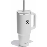 Hydro Flask All Around Travel Tumbler Pipetli Termos 1183 ml (40 Oz) - Beyaz - 1,18 lt