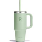 Hydro Flask All Around Travel Tumbler Pipetli Termos 710 ml (24 Oz) - Aloe Yeşil