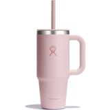 Hydro Flask All Around Travel Tumbler Pipetli Termos 710 ml (24 Oz) - Trillium Pembe