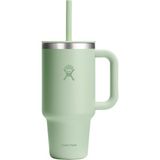 Hydro Flask All Around Travel Tumbler Pipetli Termos 946 ml (32 Oz) - Aloe Yeşil - 950 ml
