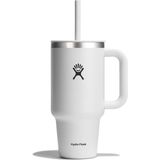 Hydro Flask All Around Travel Tumbler Pipetli Termos 946 ml (32 Oz) - Beyaz - 950 ml