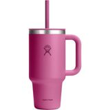 Hydro Flask All Around Travel Tumbler Pipetli Termos 946 ml (32 Oz) - Reef Pembe - 950 ml - 051-Pembe