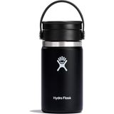 Hydro Flask Geniş Flex Sip Kapaklı Termos 355 ml (12 Oz) - Siyah - 360 ml